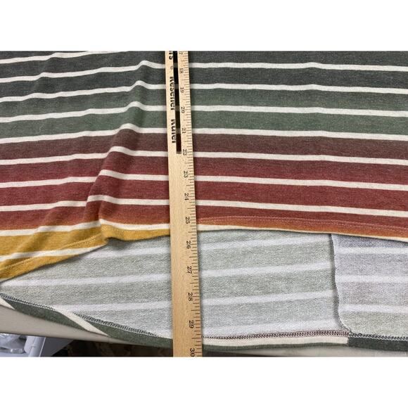 Andree by Unit Sweater Womens Large Striped Dolman Sleeve Boxy Oversized Soft - Picture 8 of 11